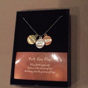 Faith Love Hope Necklace